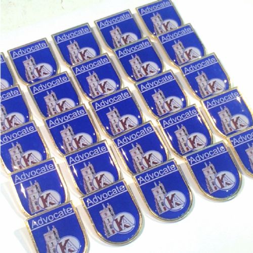 32x39mm premium gold shield badge